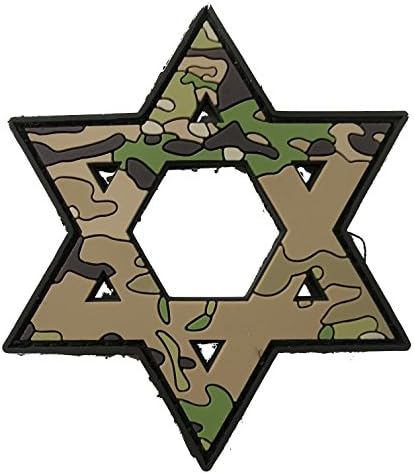Tactical Davids Star Patch Judaism Religion Camoflage