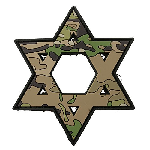 Tactical Davids Star Patch Judaism Religion Camoflage