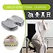 Konnor Memory Foam Seat Cushion, Car Butt Cushion Office Chair Support Care Seat Cushion Sciatica Pain Relief Massage Comfort Seat Pad - Grey