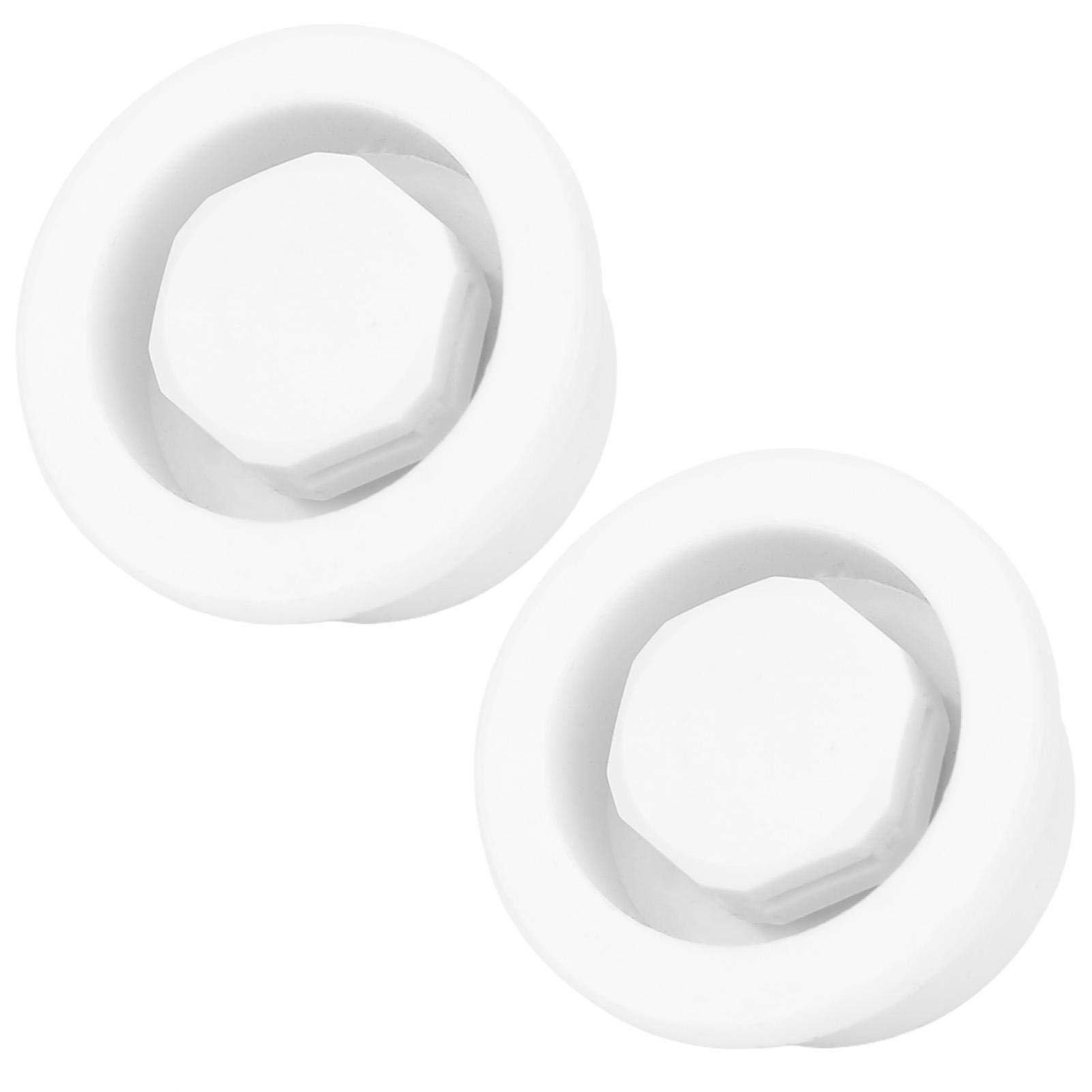 Dilwe Vent Hole, 2Pcs PVC Surfboard Paddle Board Vent Plug Automatic Breathing Waterproof Surfboard Vent(white)