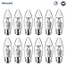 Philips LED Dimmable B11 Clear Candle Light Bulb