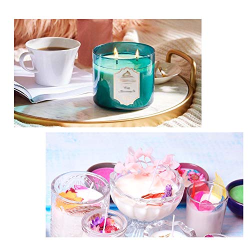 BENBO Candle Making DIY Kit, Low Smoke 100 Pieces Natural Candle Wicks, 100 Pieces Stickers, 108 Pieces Warning Labels and 1 Piece Candle Wick Centering Device for Candle Making and Candle DIY - Thumbnail 7