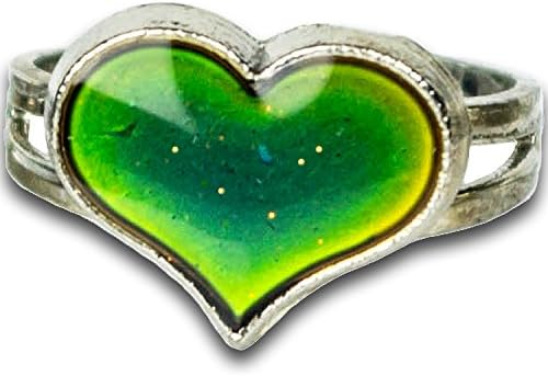 Groovy Energy Heart Shaped Mood Ring