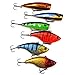 Threemart 151pcs Fishing Lure Set,Including Frog Lures, Spoon Lures,Soft Plastic Lures, Popper, Crank, Rattlin and More (Style 2)