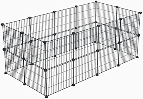 LURIVA Small Animal Playpen, Guinea Pig Cages, Pet Playpen, Rabbit
