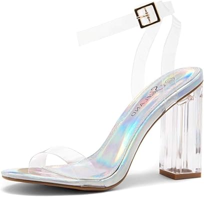 lucite high heel shoes