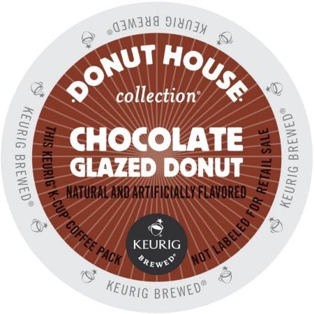Donut House Chocolate Glazed Donut Coffee K-Cups, 72/Box -GMT6722