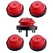 Hipa 570682A 570682 Primer Bulb Assembly for Tecumseh Craftsman MTD Troybilt Snow Blower Thrower 751-10639 951-10639a Toro Snowblower Tecumseh Primer Bulbs for Small Engine Parts Pack of 5