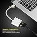Mini DisplayPort(Thunderbolt) To VGA+Audio 1080P HDTV Adapter for MacBook/iMac/Surface Pro/Thinkpad(Support Audio Without Power Supply)