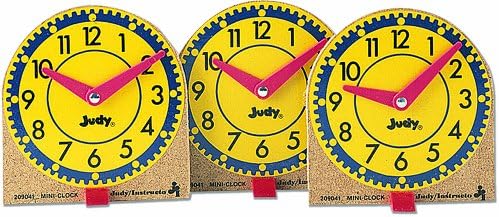 Judy Instructo Mini Judy Clocks Flash Card
