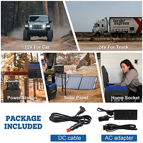 Setpower TC20 Electric Coolers with Wheels, 12 Volt Refrigerator, Portable Freezer Fridge