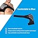 Shoulder Brace Support Adjustable Wrap Belt Band, Light and Breathable - Neoprene Shoulder Support for Rotator Cuff, Frozen Shoulder Pain, Sprain, Dislocated AC Joint (Right)
