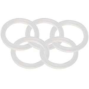 DERNORD Silicone Gasket Tri-Clover (Tri-clamp) O-Ring - 2 Inch (Pack of 5)