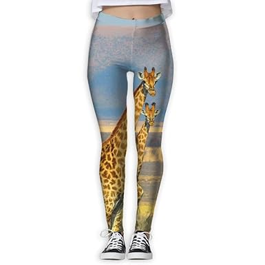 Cvdgsad Moda Para Mujer Papa Jirafas Love Me Sleek Fit Yoga Jogger