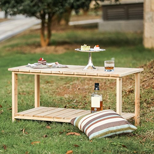 Wensltd Clearance Outdoor Furniture Living Fir Wood Coffee Table For Patio Yard Deck Outdoor 37 5x20 1x18 5 Natural Finish Fast Shipping From Us Buy Online In Aruba At Aruba Desertcart Com Productid 66852262