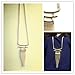 Onnea Gold Plated Horizontal Tube Bar Tassel Necklace, 32