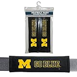 NCAA Michigan Wolverines Velour Seat Belt, One Size, Multi