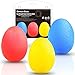 Dimples Excel Squeeze Stress Balls for Hand, Finger and Grip Strengthening - Set of 3 Resistance