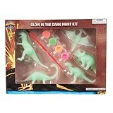 Adventure Planet Dinosaur Glow in The Dark Paint Set, 5-Piece