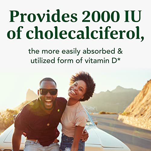 MegaFood Vitamin D3 2000 IU (50 mcg) Immune Support Supplement Bone