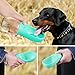 Pedy Dog Water Bottle, Pet Travel Water Bottle with ABS Food Grade Small Dog Travel Outdoor Water Drinking Bottle 12OZ, Blue