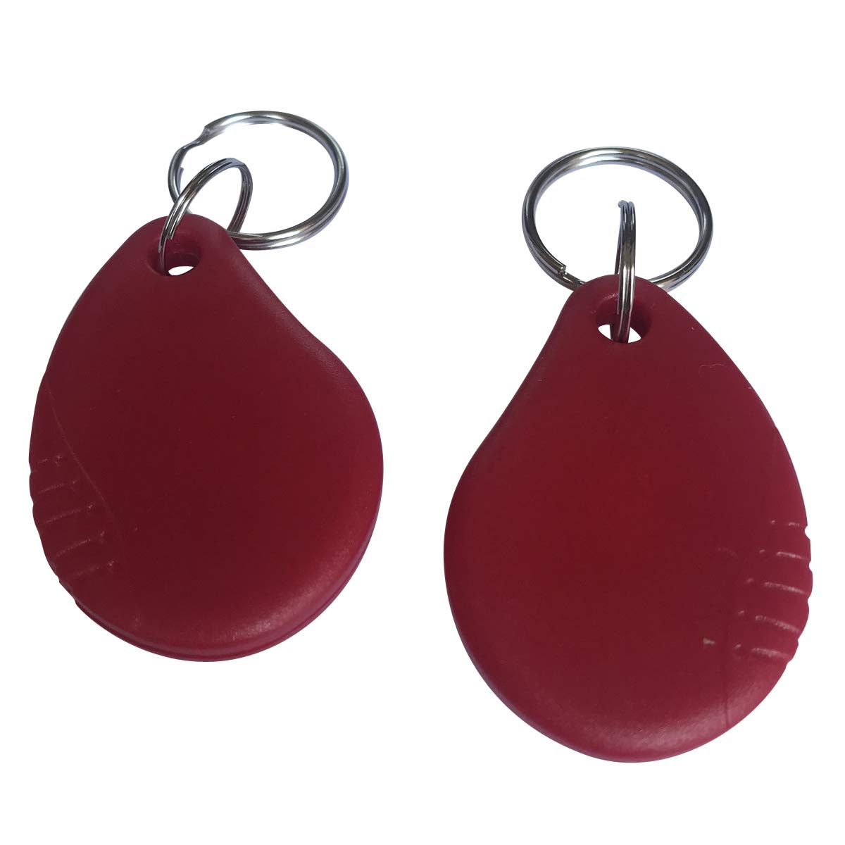 YARONGTECH 13.56 mhz RFID Key Fobs Red Color Waterproof (Pack of 10) (Style 09)