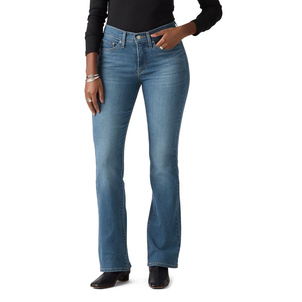 View 1 of (HAS HOLES) ***STOCK PHOTO REFERENCE ONLY***Levi's Women's 315 Shaping Bootcut Jean (Also Available in Plus), (New) Grassy Sassy (Stretch), 29 Regular
