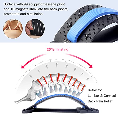 Spine Deck Back Stretcher with Acupressure Points, MultiLevel