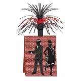 Beistle 57753 1-Pack Gangster Centerpiece, 14-Inch