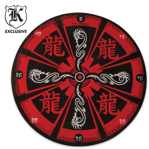 Red Dragon Throwing Target Board