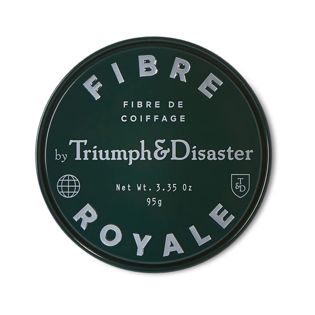 Triumph & Disaster | Fibre Royale Hair Styling Wax | Strong Hold Pomade for Thick Hair - Natural Finish for Men & Women, 95g