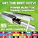 Mohu Blade TV Antenna, HD, Indoor Antenna, 50 Mile Range, Amplified, Get Free TV, 4K Ready