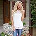Flank Women Fashion Summer Casual Loose Sleeveless Vest Tank Tops (S)