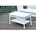 Outdoor Resin Wicker Coffee Table by Jeco