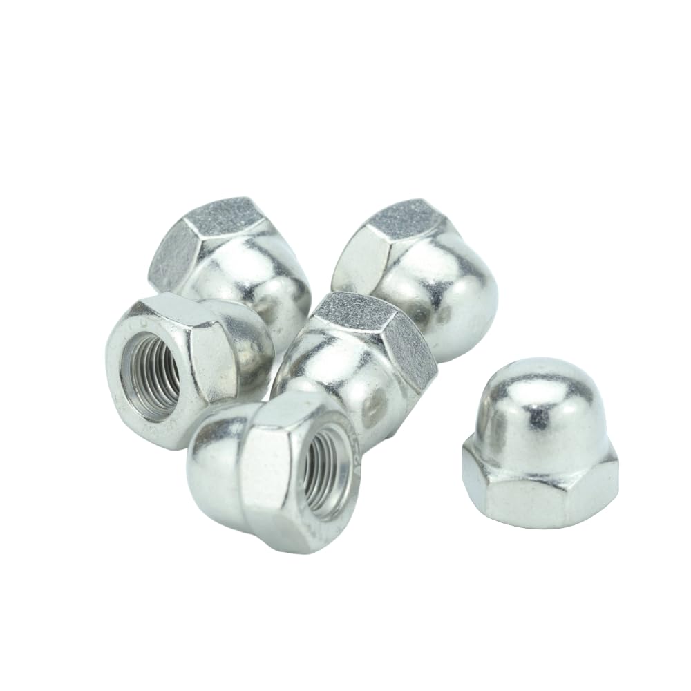 M5 (5mm) Dome Cap Nut - A2 Grade Stainless Steel (Pack of 20)