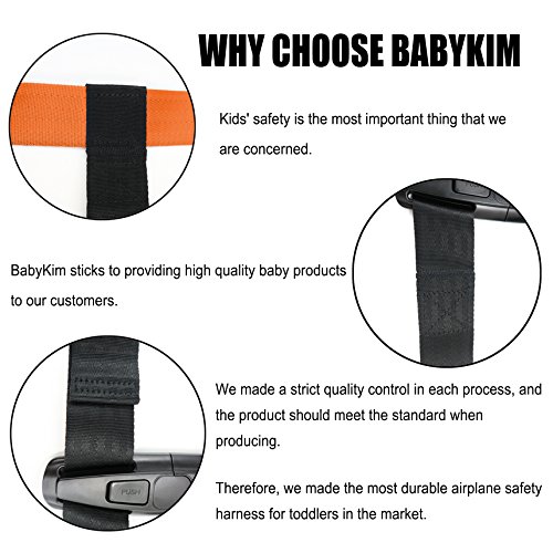 Children Care Harness Safety Airplane Restraint System with NonSlip