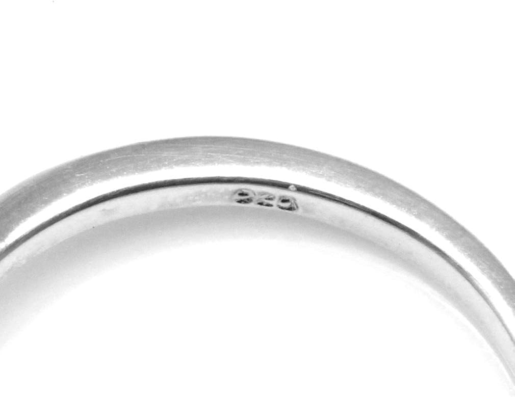 Silvershake Petite 3 Stone Genuine London Blue Topaz White Gold Plated 925 Sterling Silver Ring