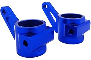 Atomik RC Atomik Alloy Front Steering Knuckle 1:10 Traxxas Slash 2WD Plus Other Models, Blue
