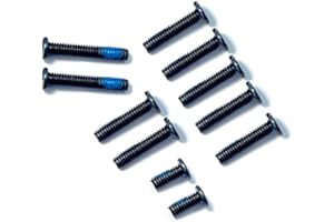 Gintai Black Lower Bottom Base Cover Case Screws for ASUS TUF F15 FX506 A15 FA506，TUF Gaming F15 FX506 FX506LU FX506HM TUF Ga