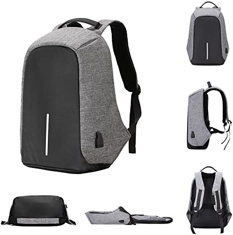 Jusefu Anti-theft With USB Charge Port ,Lightweight Outdoor Waterproof Travel Business Laptop Backpack College Backpack