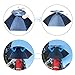 Luwint Double Layer Umbrella Hat Headwear 36'' Diameter Oversized Folding Adjustable Hands Free UV Wind Rain Protection - Fishing Gardening in Outdoor Recreation (Blue/Purple)