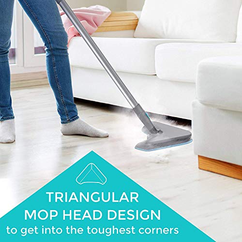 Steam Mop Cleaner ThermaPro Elite 12 in 1 for Hardwood/Tiles/Vinyl/Carpet - Easy-Detachable Handheld Steam Cleaner for Kitchen - Garment - Furniture and Clothes, Multifunctional Whole House Steamer