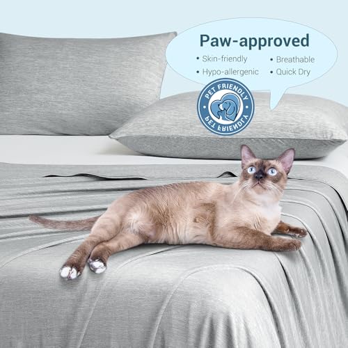 Elegear Cooling Blanket, Revolutionary Twin Size Summer Blanket, Absorbs Body Heat to Keep Cool on Hot Nights, Q-Max 0.4 Cooling Fiber,100% Cotton Blanket - Grey, 59"x79"