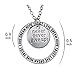 Luvalti Never Give Up Pendant Necklace - Great Secret Santa or White Elephant Christmas Holiday Gift