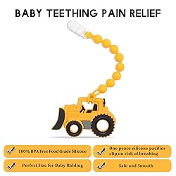 Baby Food Grade Silicone Carrier Vehicle Teether