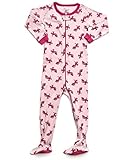Frogmouth Girls Footed Sleeper Dinosaur Pajama 100% Cotton (6 Months-5 Years)