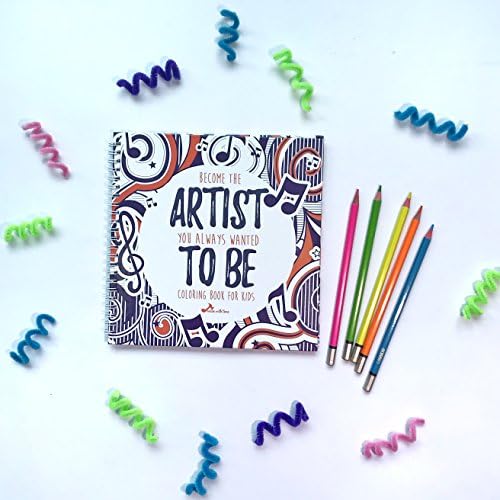 Made With Tone Mandala Coloring Book for Kids, a Book with Music Inspired Pages for Boys and Girls, Musical Sheets for Paint! Orange Cover!