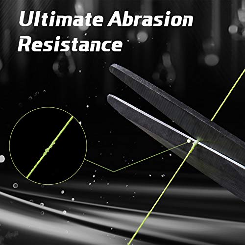 RUNCL-PowerBraid-Braided-Fishing-Line-Ultra-Durable-Braided-Line-489-Strands-Seamless-Weaving-Tech-Enhanced-Coating-Tech-Zero-Stretch-High-Sensitivity-Smaller-Diameter-300Yds-15-115LB