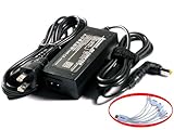 19V 45W Laptop AC Adapter Charger for Acer Aspire E1-472, E1-472-6400, E1-472-6688, E1-472P, E1-472P-5651, E1-472P-6491, E1-472P-6695, E1-510, E1-510-2602, E1-510-4487, E1-510-4828, E1-510P, E1-510P-2671, E1-510P-2804, E1-510P-4637, E1-510P-4828, E1-522, E1-522-3650, E1-522-5423, E1-532P, E1-532-P436, E1-532P-4471 + 10-in-1 USB Charging Cable