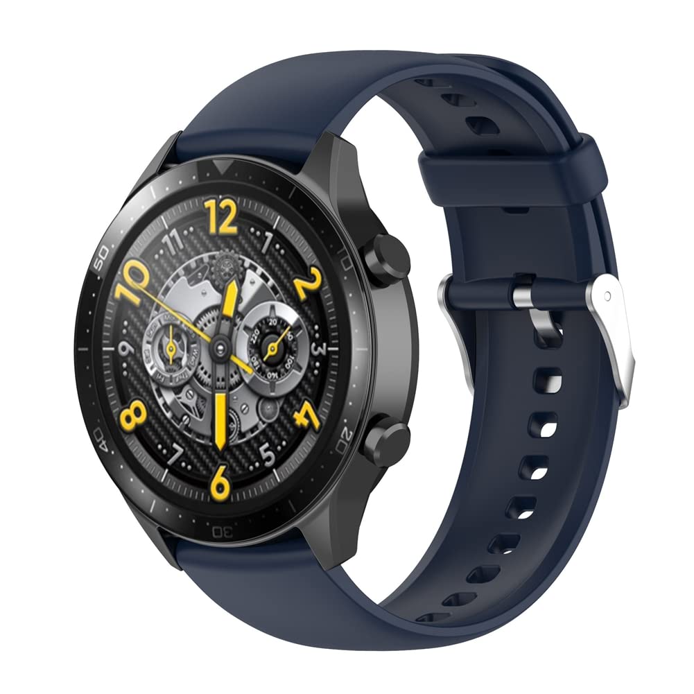 Tyogeephy Compatible with Realme watch 2 Watch Band/Realme watch 2 pro/Realme watch S, 22mm Silicone Straps Watch Band Accessory for Realme Watch 2 Pro